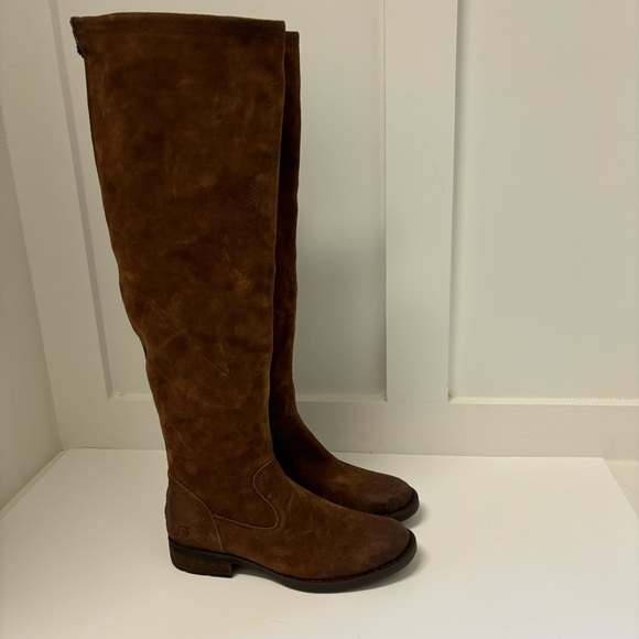 BORN Borman Over The Knee Boot Size 6 Suede - Picture 5 of 11
